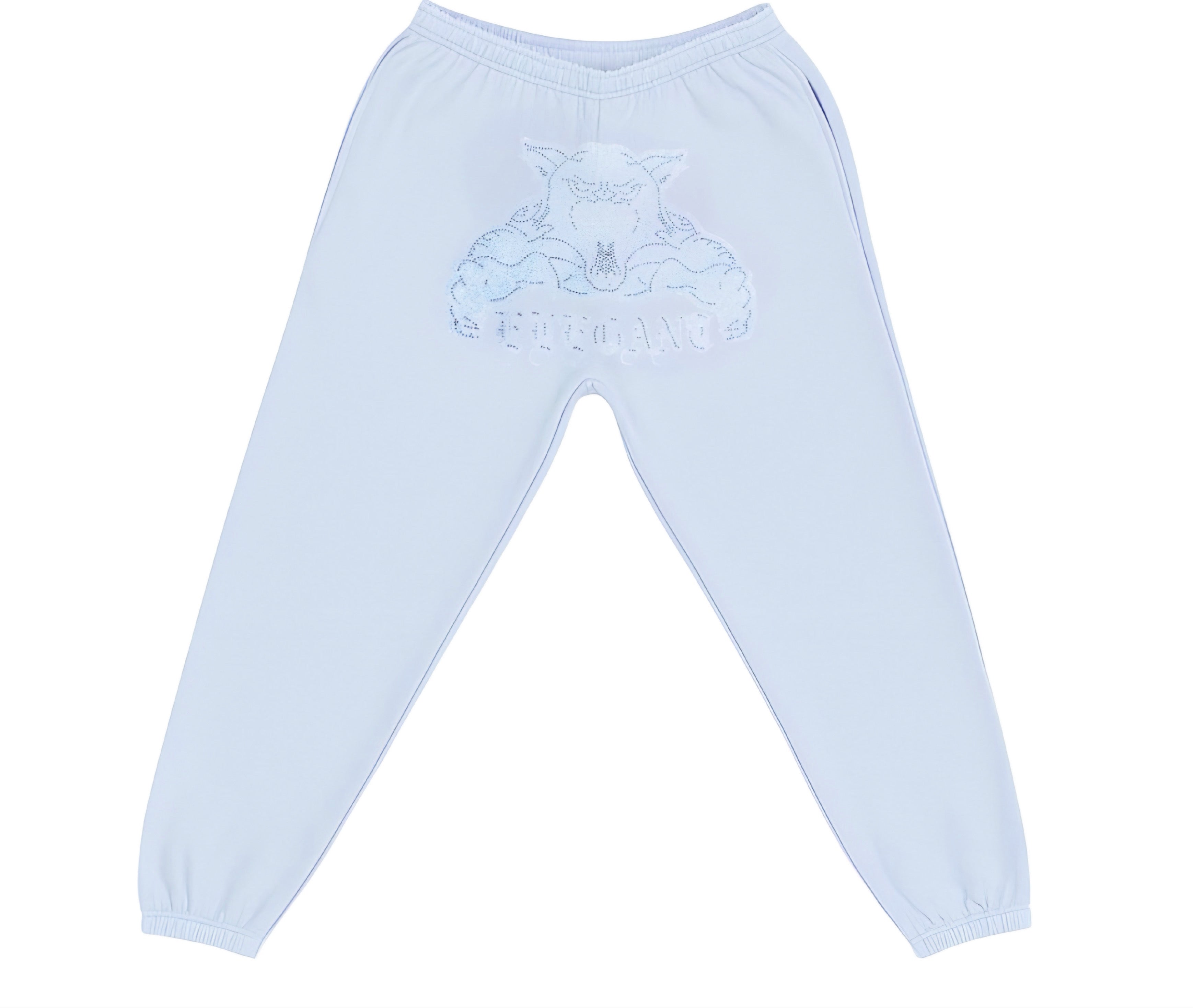 BLUE PANTHER RHINESTONE PANTS – ELEGANT®