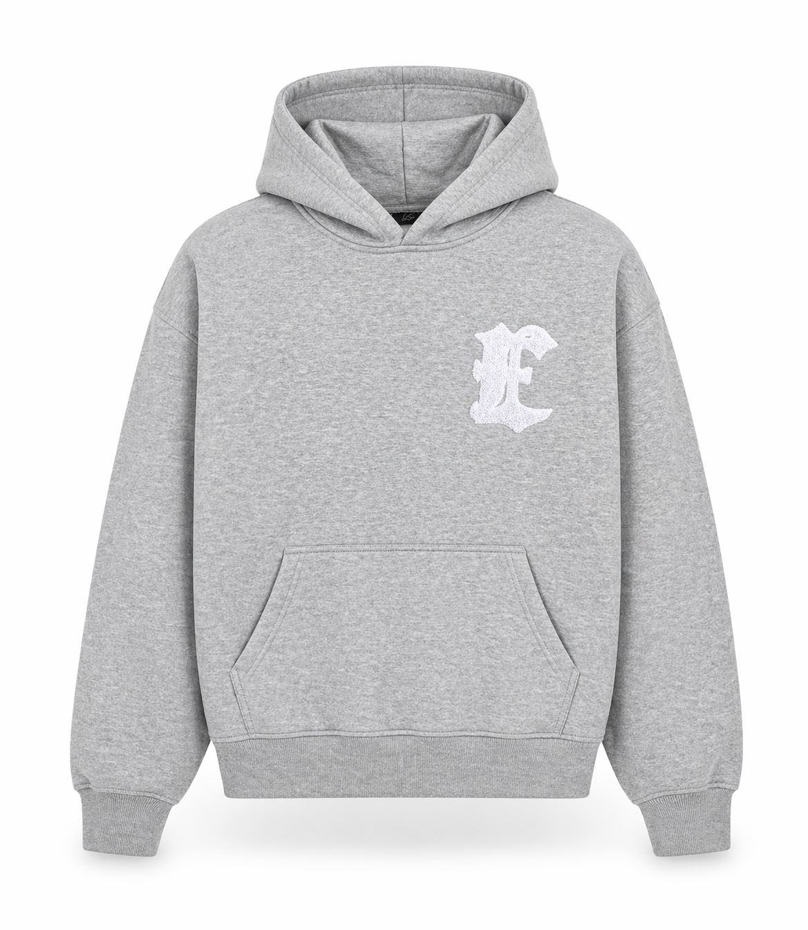CHENILLE HOODIE GREY