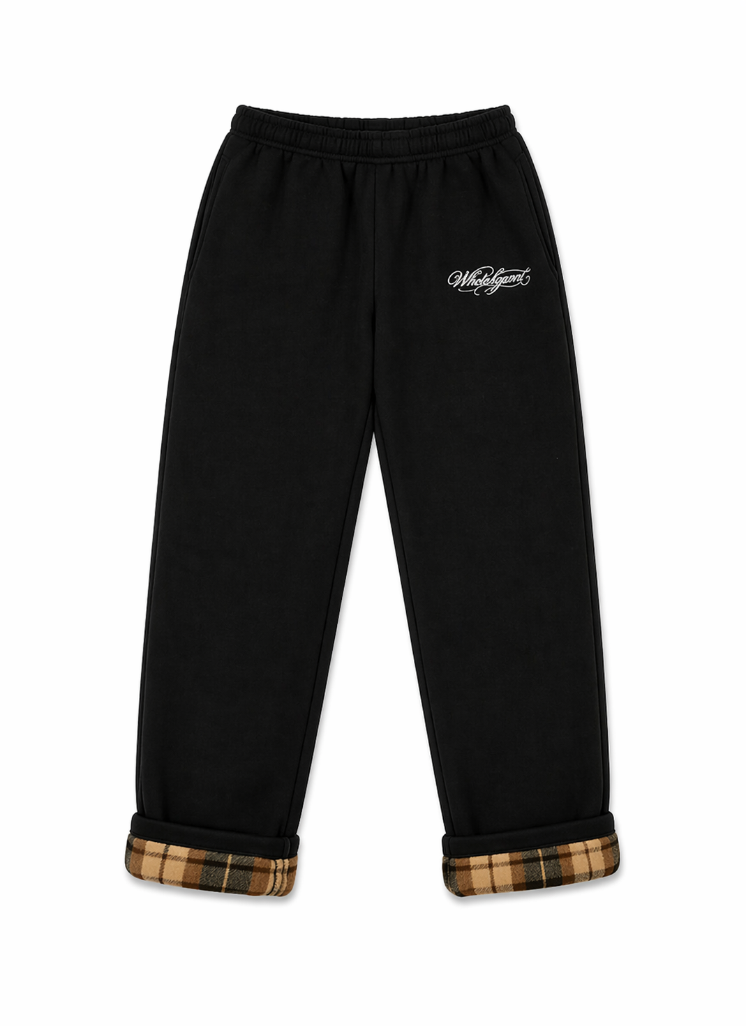 FLANEL SWEATPANTS BLACK