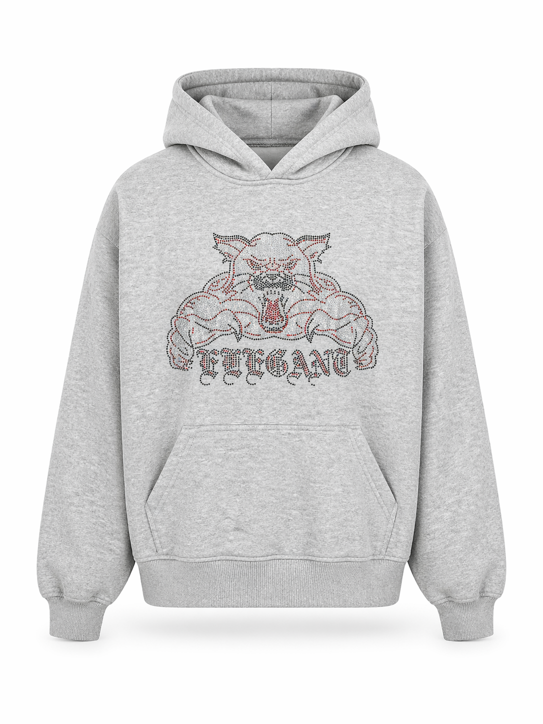 PANTHER HOODIE GREY