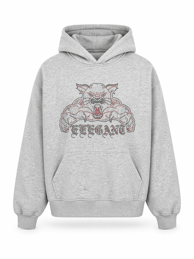 PANTHER HOODIE GREY