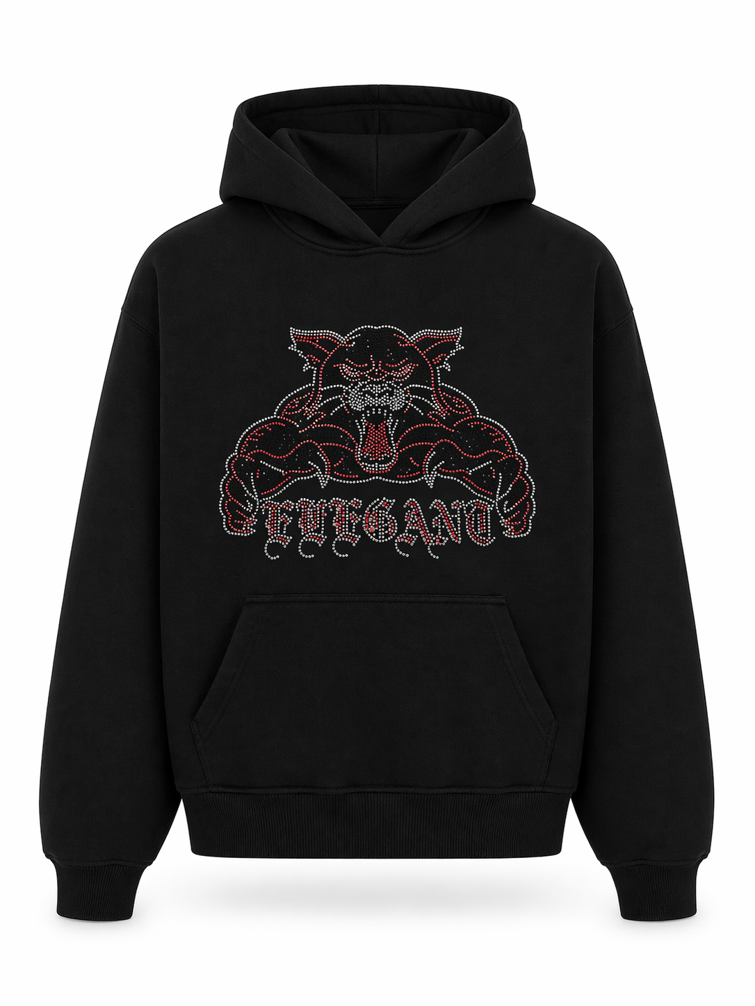 PANTHER HOODIE BLACK