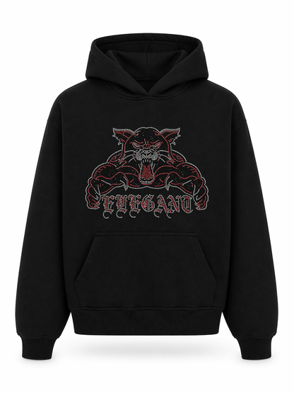 PANTHER HOODIE BLACK