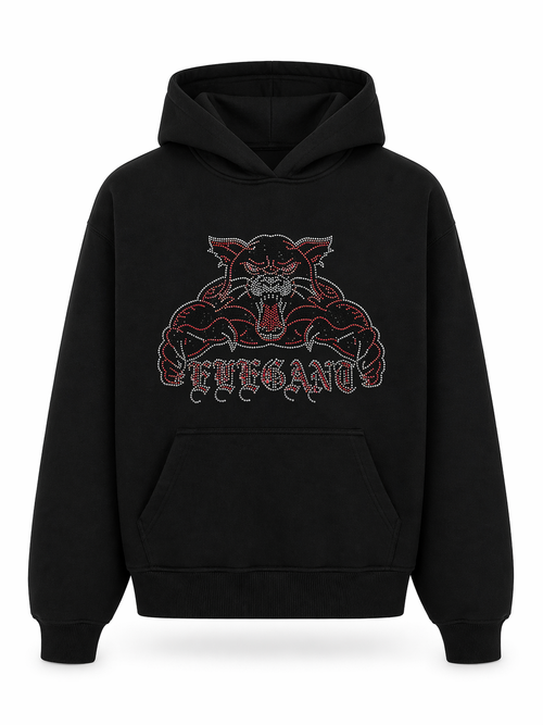 PANTHER HOODIE BLACK