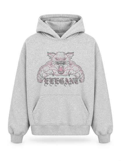 PANTHER HOODIE GREY