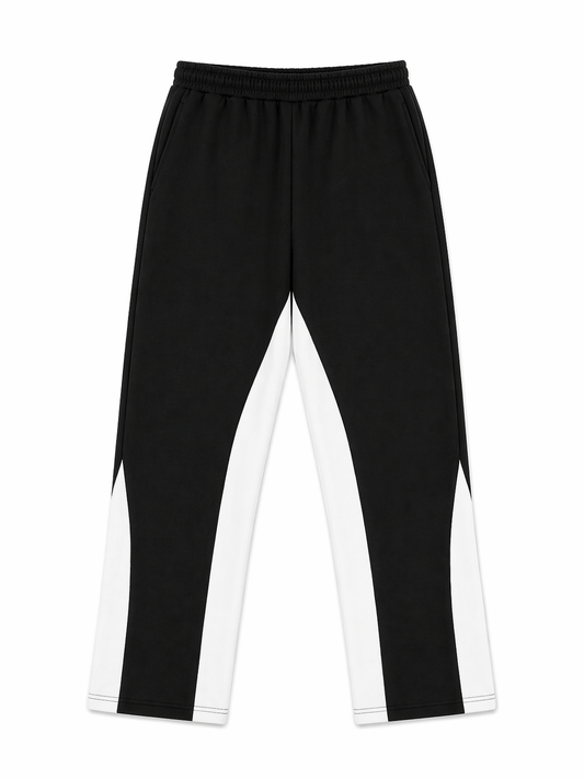 FLARED SWEATPANTS BLACK