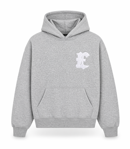 CHENILLE HOODIE GREY