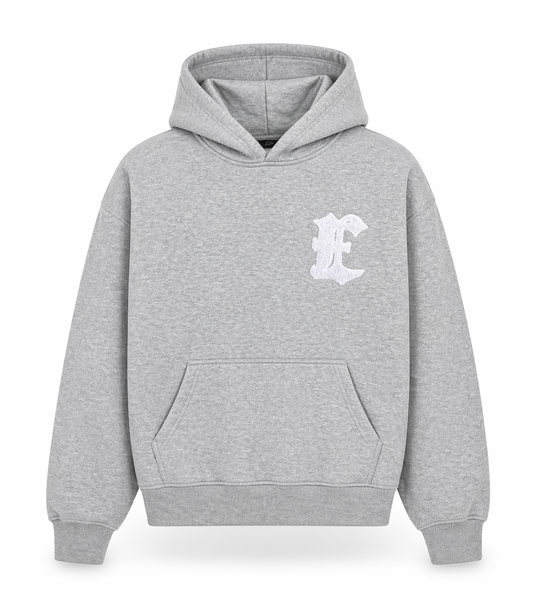 CHENILLE HOODIE GREY