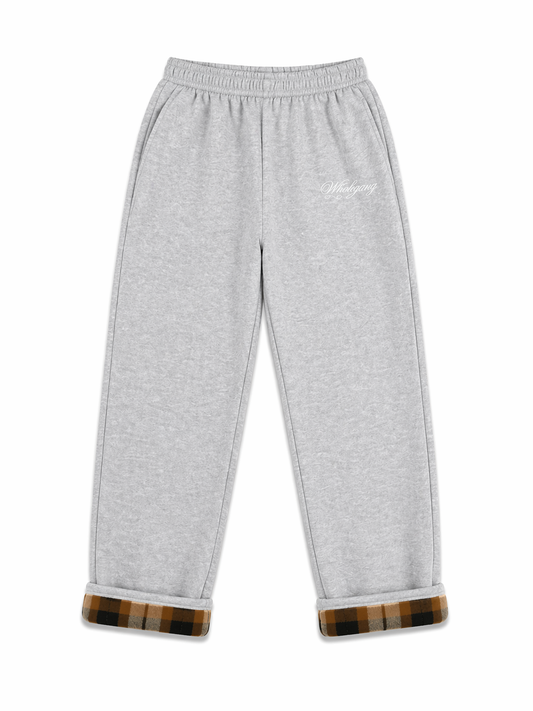 FLANEL SWEATPANTS GREY
