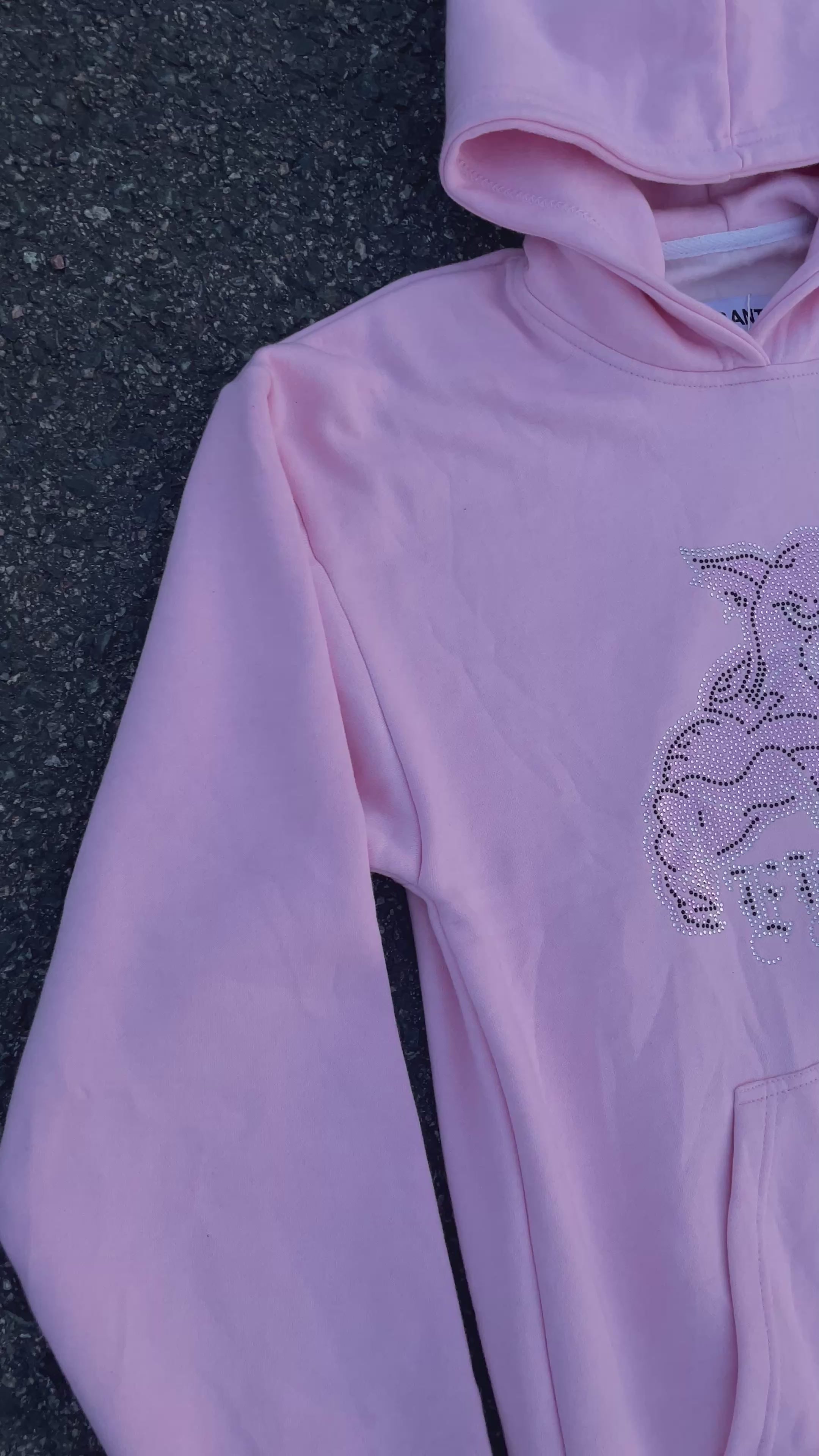 Whoselegant Baby Pink Tracksuit – premium streetwear